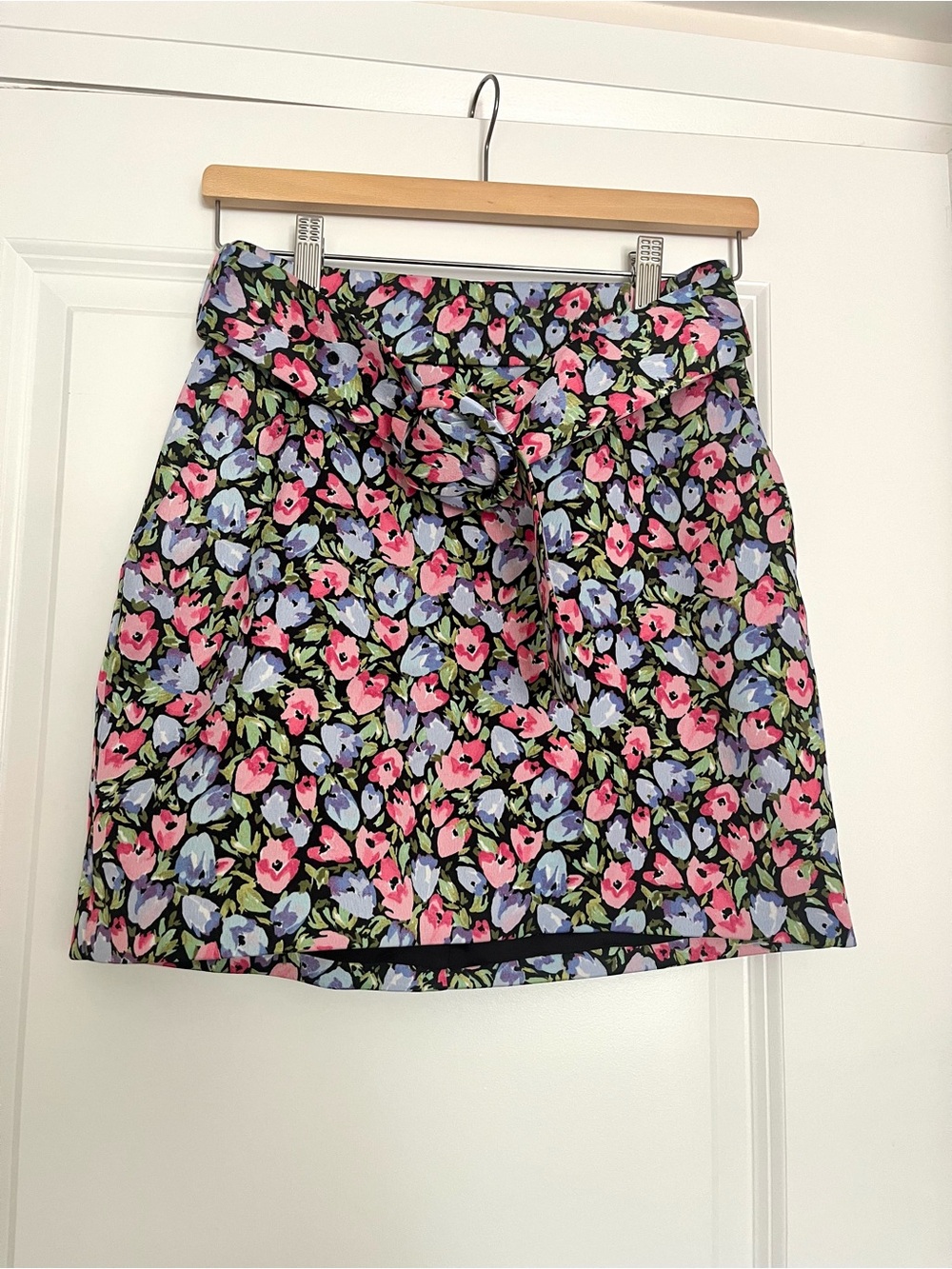 ZARA Belted Floral Mini Skirt | Size S